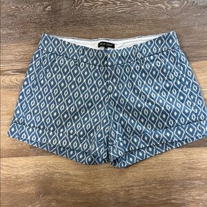 Dear John Blue and White Patterned Women's 29 Shorts